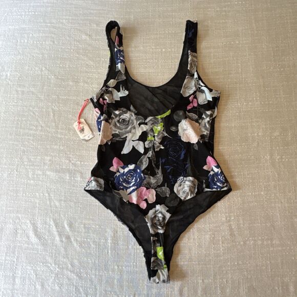 Stance Cute Floral Thong Body Suit Women’s Small NWT - Picture 7 of 11